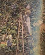 Theodore Robinson Gathering Plums (nn02) oil painting